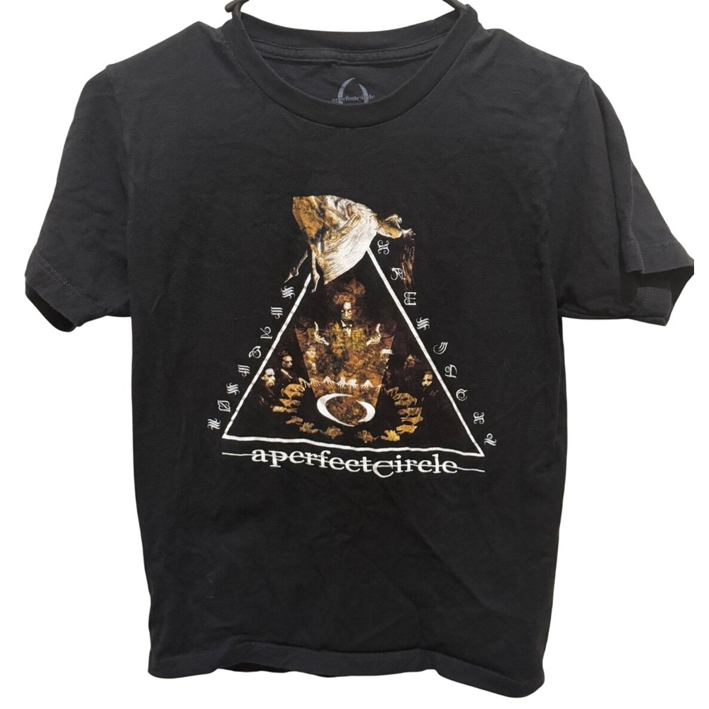 A Perfect Circle 2017 North American Tour Graphic T-Shirt Black Small Band Tee